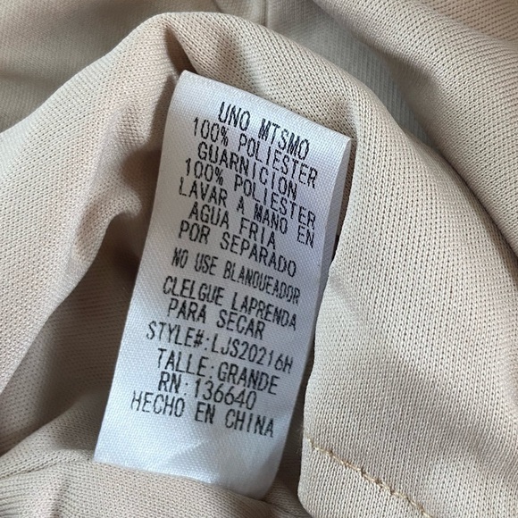 L' Atiste By Amy Glitter Sequin Gold Short Jumpsuit Size L Party Sexy Dance - Picture 9 of 9